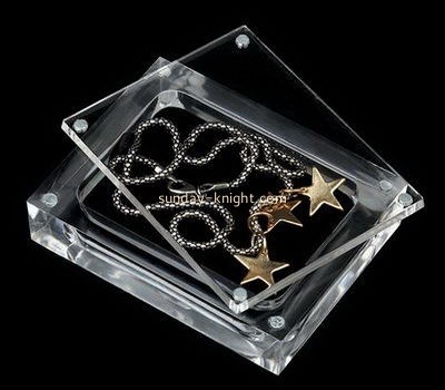 Customize acrylic necklace gift box JDK-595