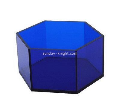 Acrylic hexagon display case DBK-955