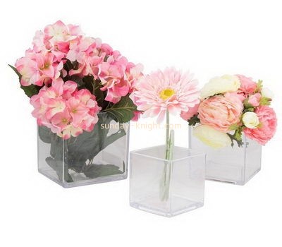 Clear acrylic flower vase DBK-1014