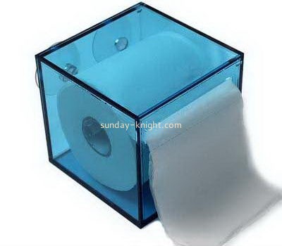 Wall mounted blue acrylic tissue box DBK-1024