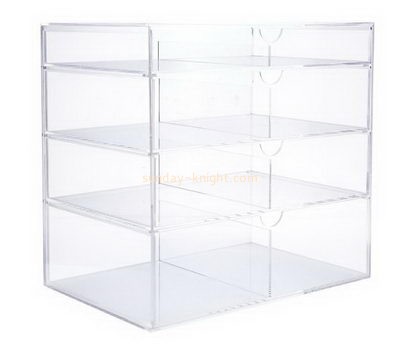 Custom clear acrylic 4 drawers box DBK-1062