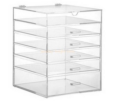 Custom clear acrylic 6 drawers box DBK-1065
