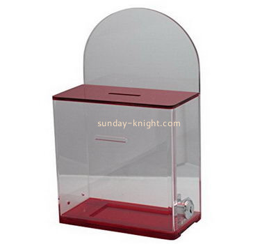 Customize acrylic election box DBK-1084