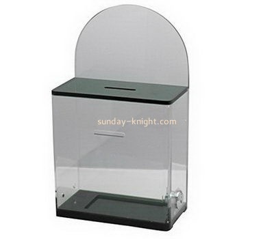 Customize small acrylic ballot box DBK-1088