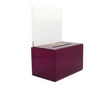 Customize small purple voting box DBK-1096