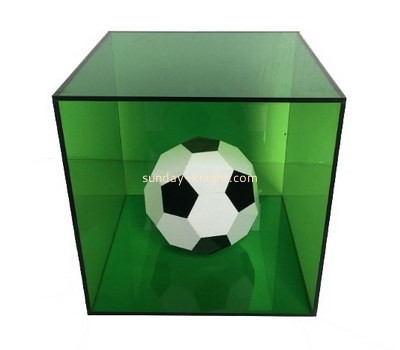 Customize green acrylic football display case DBK-1139