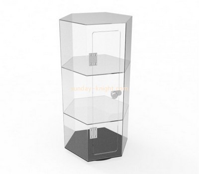 Custom hexagon acrylic display cabinet DBK-1178