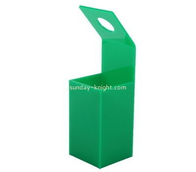 Custom green acrylic flower box DBK-1182