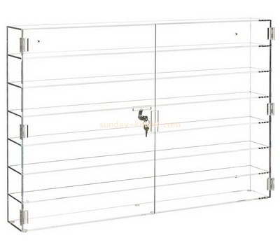 Custom wall narrow acrylic display cabinet DBK-1202