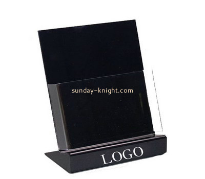 Custom black acrylic brochure holder BHK-667