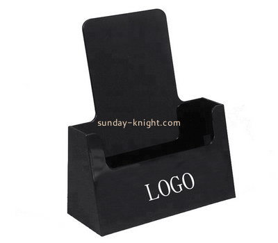 Custom black acrylic pamphlet holder BHK-674