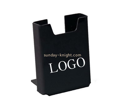 Custom black acrylic pamphlet holder BHK-689