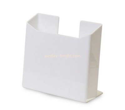 Custom table top white acrylic literature holder BHK-703