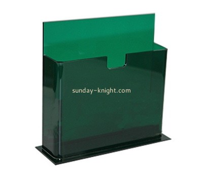Custom table top vertical acrylic magazine holder BHK-712