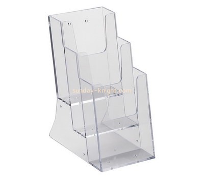 Custom wall 3 tiered acrylic pamphlet holders BHK-738