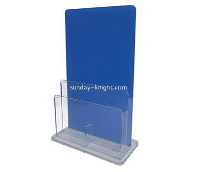 Custom table top vertical acrylic leaflet holder BHK-775