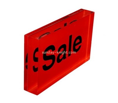 Custom acrylic block sign ABK-016