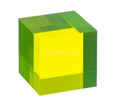 Custom color acrylic dislay cube ABK-023