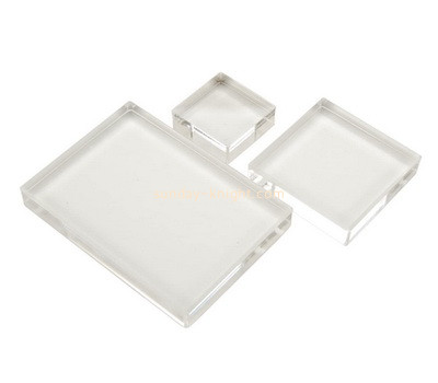 Custom acrylic stamp block ABK-028