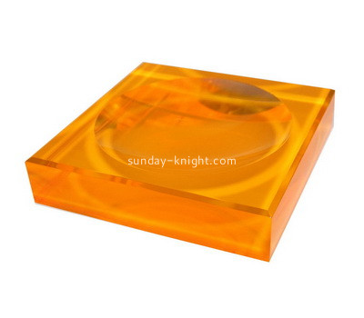 Custom orange acrylic soap dish ABK-040