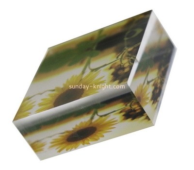 Custom acrylic UV printing block ABK-047