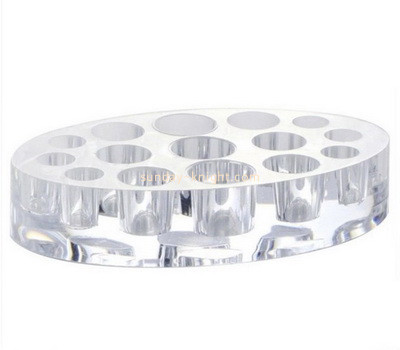 Round plexiglass display holder block ABK-061