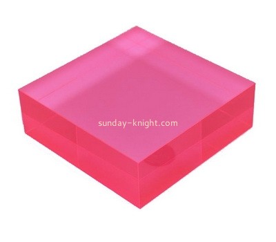 Custom plexiglass pink block ABK-063
