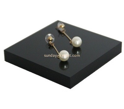 Custom black lucite jewelry display block ABK-100