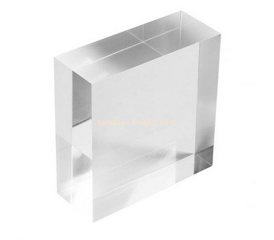 Custom clear plexiglass display block ABK-123