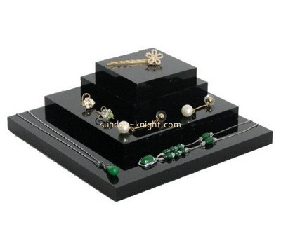Custom black acrylic jewelry display blocks ABK-137
