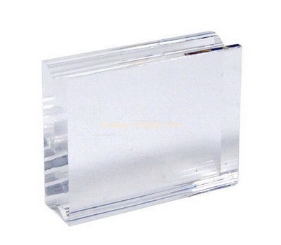 Custom perspex stamping block with finger groove ABK-168