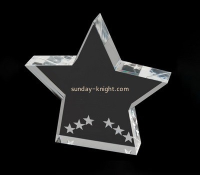 Custom clear acrylic five-pointed star CAK-063