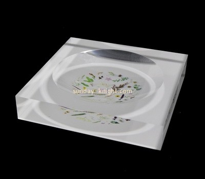Custom laser cutting acrylic soap dish CAK-095