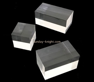 Custom laser cutting clear acrylic display blocks CAK-103
