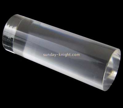 Custom round clear acrylic stamping block CAK-121