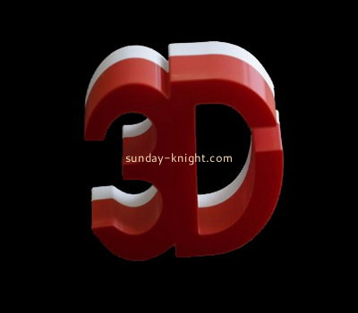 Custom laser cutting plexiglass letters CAK-138