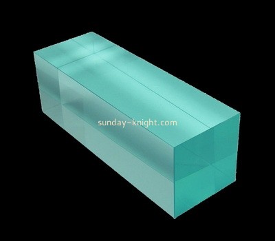 Custom blue acrylic display cube CAK-148
