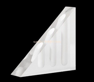 Custom triangle acrylic pens display bock CAK-173