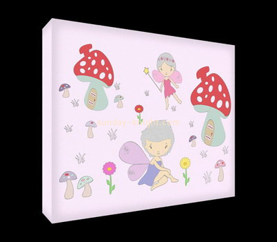 Custom laser cutting acrylic UV printing picture block CAK-241