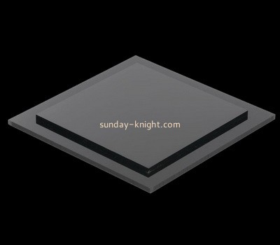 Custom laser cutting black acrylic display block CAK-252
