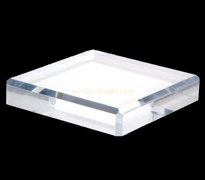 Custom laser cutting acrylic beveled display block CAK-278