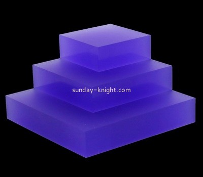 Custom purple acrylic display blocks CAK-281
