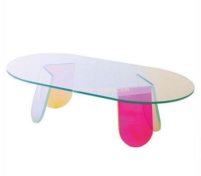 Custom lovely oval acrylic coffee table AFK-210