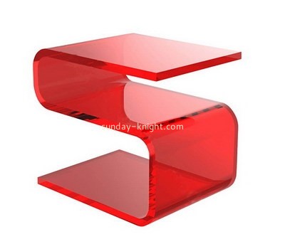 Custom red acrylic sofa side table AFK-230