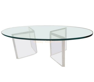 Custom low round acrylic coffee table AFK-234