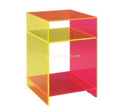 Custom 3 tiers color acrylic side table AFK-238