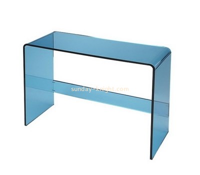 Custom blue acrylic side table AFK-265