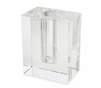 Custom clear crystal acrylic bud vase ABK-202