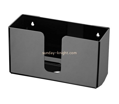 Custom acrylic wall mounted paper towel dispenser plexiglass holder box DBK-1234