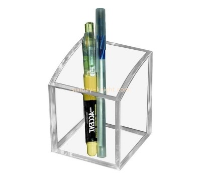 Custom acrylic pencil cup plexiglass pen holder lucite stationery organizer DBK-1253